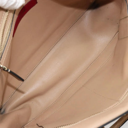 Valentino Garavani Convertible Zip Satchel Leather with Micro Rockstuds, Beige, Leather, Handbag