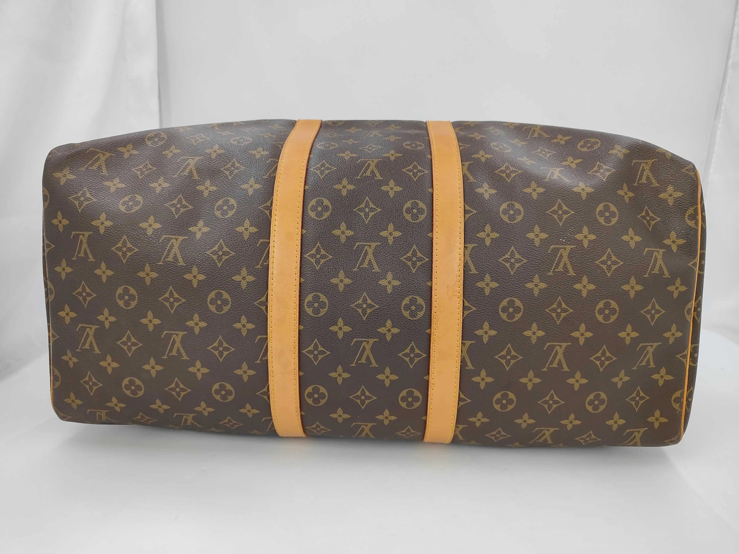 Louis Vuitton Keepall Monogram Canvas, Brown, Canvas, Travel Bag