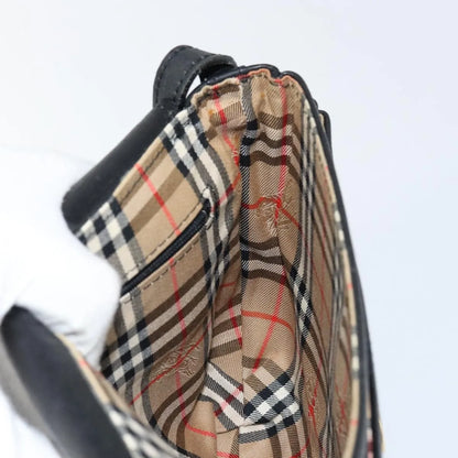 Burberry Flap Shoulder Leather, Black, Leather, Shoulder Bag