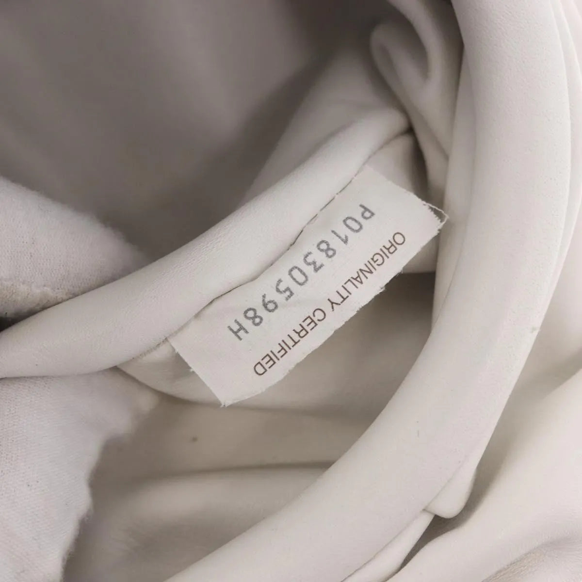 Bottega Veneta The Chain Leather, White, Leather, Shoulder Bag