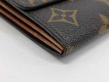 Louis Vuitton Long Macassar Monogram Canvas, Brown, Canvas, Wallet