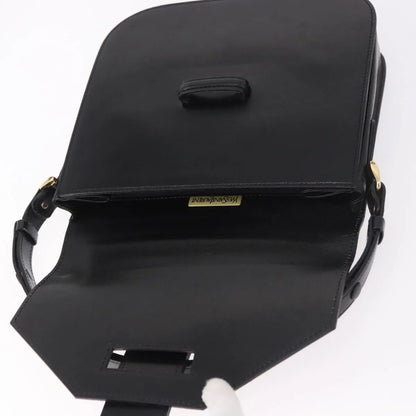 Saint Laurent Vintage Leather, Black, Leather, Handbag