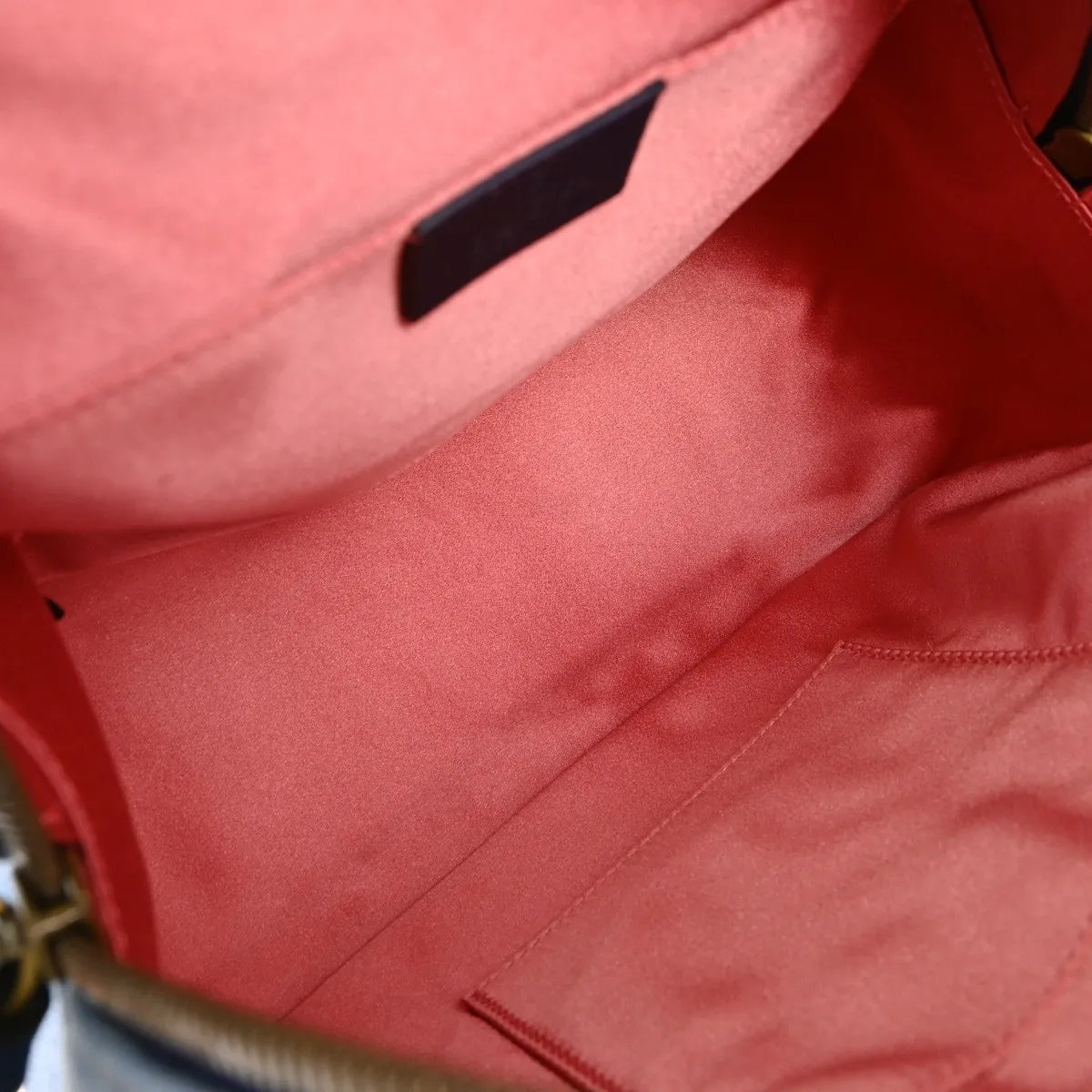 Gucci Backpack Embellished Wool, Blue, Denim, Backpack