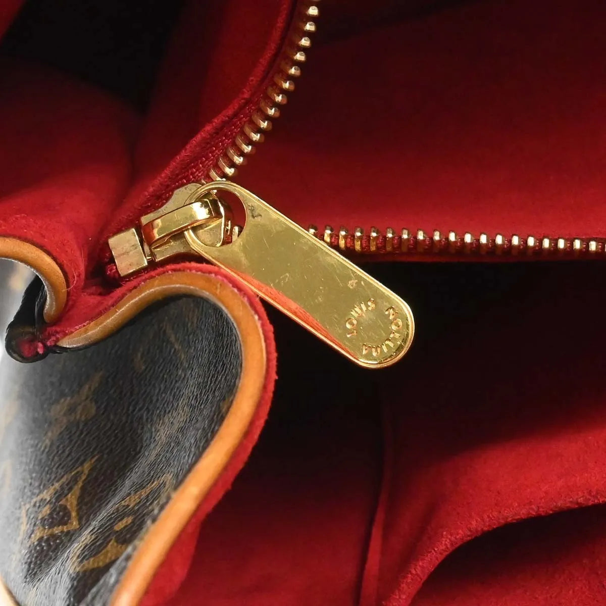 Louis Vuitton Griet Monogram, Brown, Canvas, Handbag