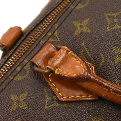 Louis Vuitton Speedy Monogram Canvas, Brown, Canvas, Handbag
