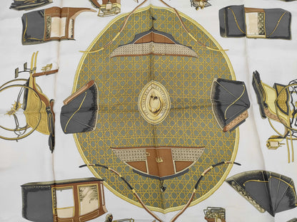 Hermes Carré 90 Silk multicolor, Multicolour, Silk, Scarf