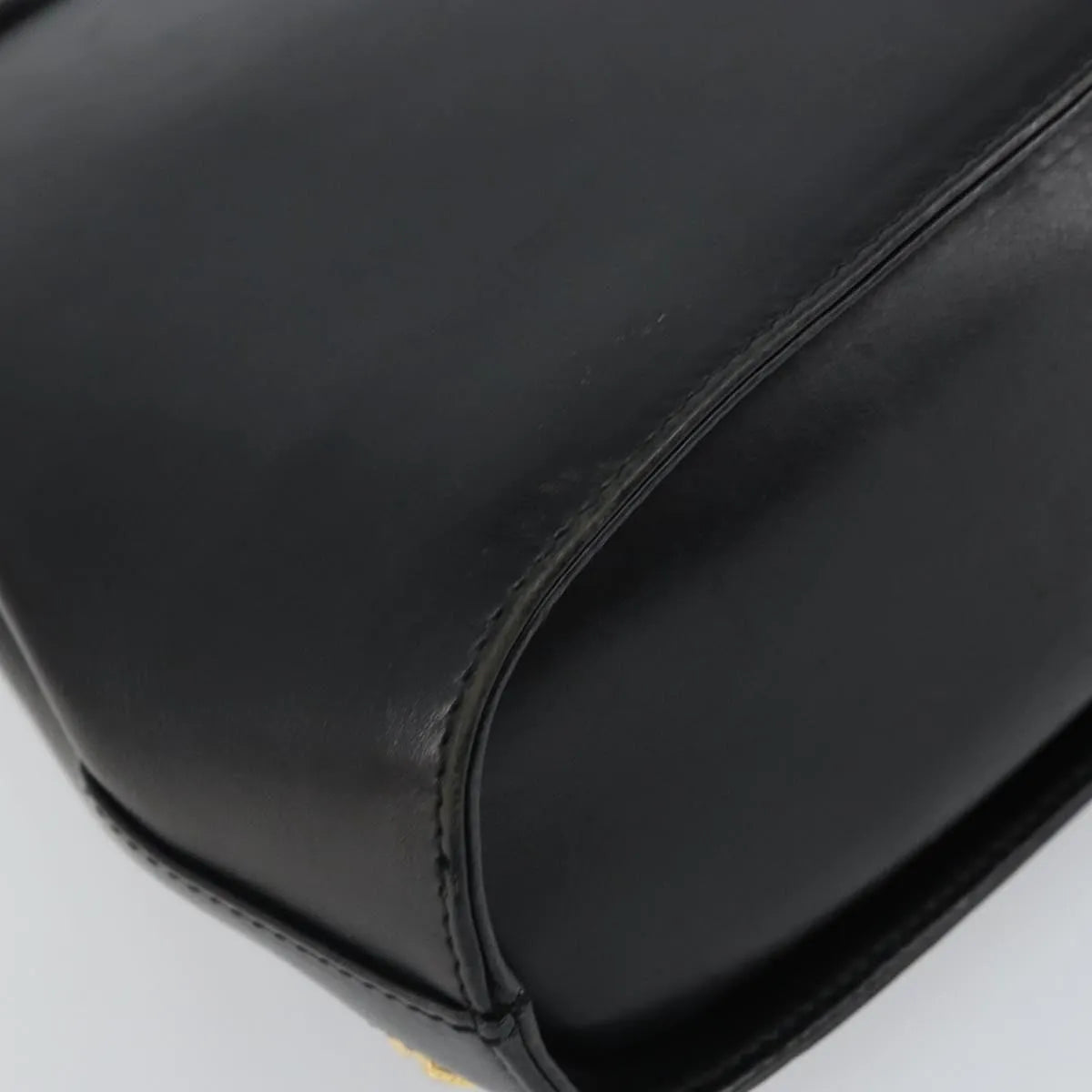 Salvatore Ferragamo Vintage Leather, Black, Leather, Handbag