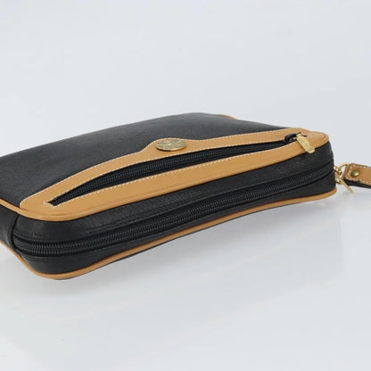 Gucci Vintage clutch Leather, Black, Leather, Clutch