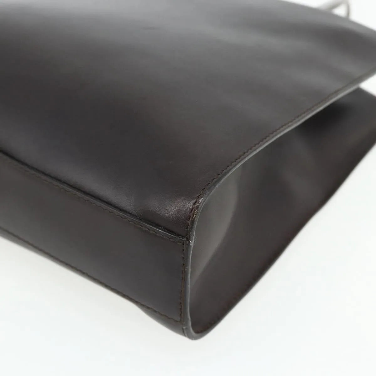 Gucci Vintage Leather, Brown, Leather, Handbag