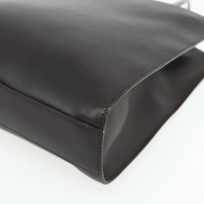 Gucci Vintage Leather, Brown, Leather, Handbag