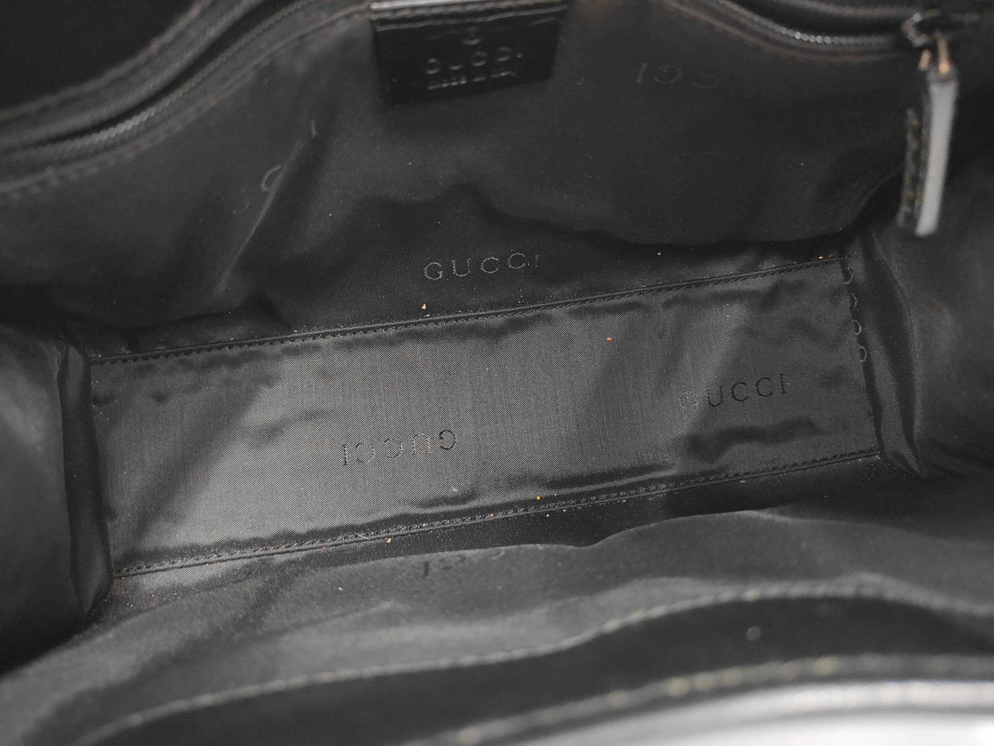 Gucci Jackie Canvas, Black, Canvas, Handbag