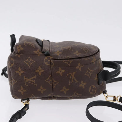 Louis Vuitton Palm Springs Monogram, Brown, Canvas, Backpack