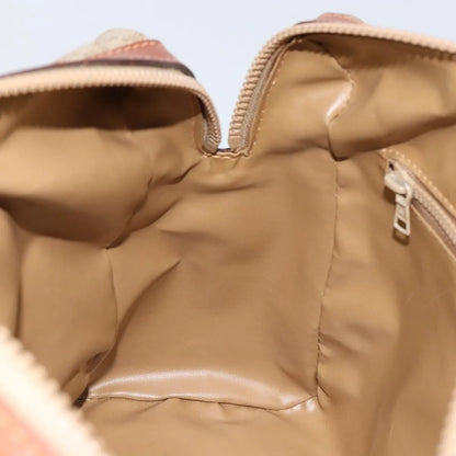 Celine Vintage Macadam Canvas, Beige, Canvas, Handbag