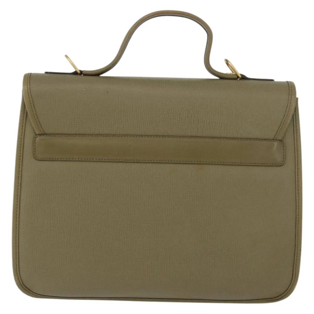 Gucci Vintage Leather, Green, Leather, Handbag