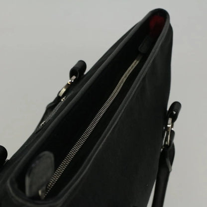Bvlgari Vintage Canvas, Black, Canvas, Tote Bag