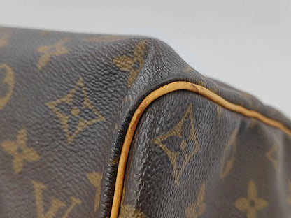 Louis Vuitton Speedy Monogram Canvas, Brown, Canvas, Handbag