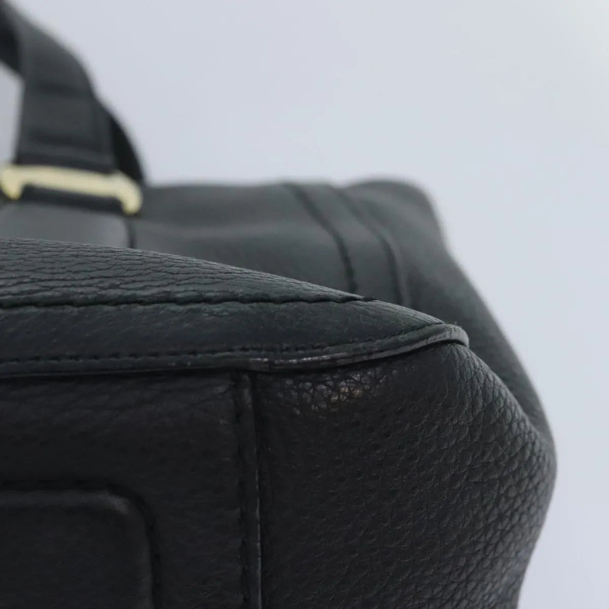 Salvatore Ferragamo Vala Leather, Black, Leather, Handbag