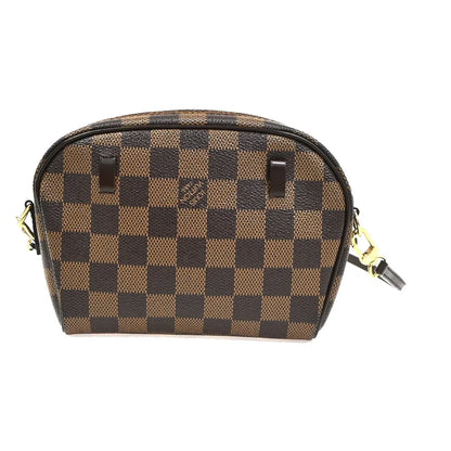 Louis Vuitton Ipanema Pochette Damier, Brown, Canvas, Clutch