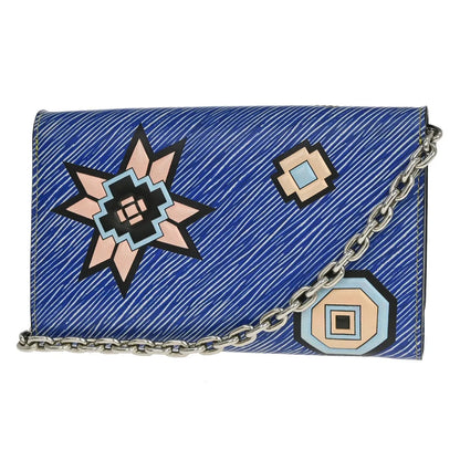 Louis Vuitton Twist Chain Limited Edition Azteque Epi Leather, Blue, Leather, Shoulder Bag