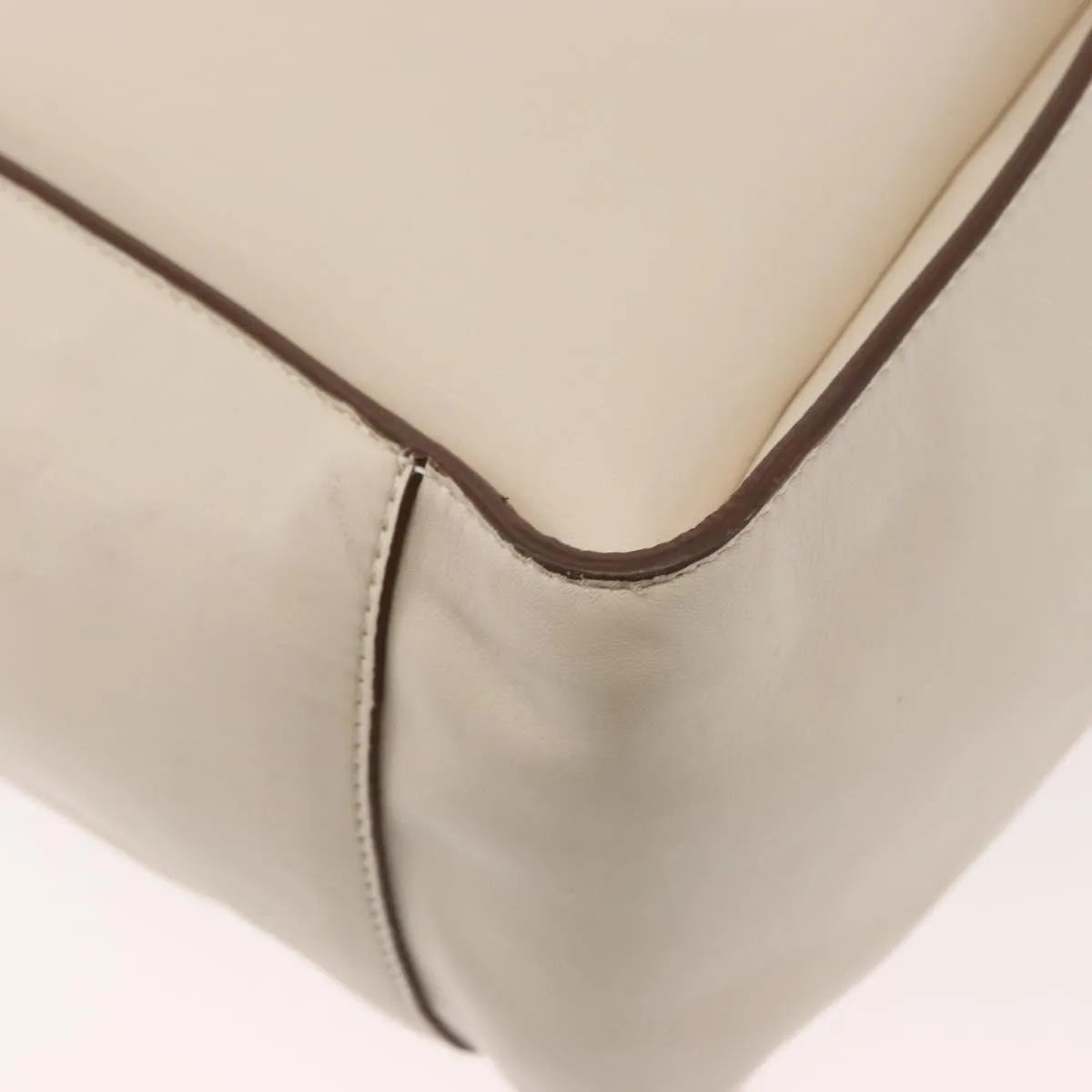 Stella McCartney Alter Tote Perforated Faux Leather, White, Synthetic, Tote Bag
