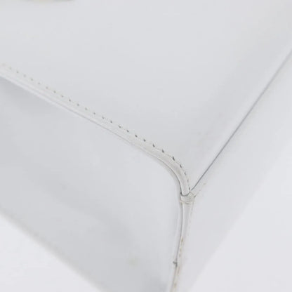 Salvatore Ferragamo Vintage Top handle Leather, White, Leather, Handbag