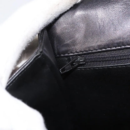 Bally Vintage Chain Quilted Leather, Black, Leather, Shoulder Bag
