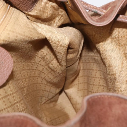 Gucci Vintage Bamboo Suede, Brown, Suede, Backpack