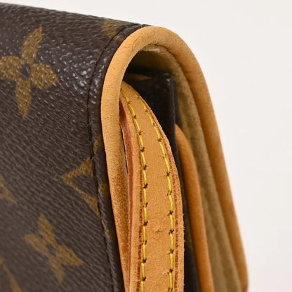 Louis Vuitton Twin Canvas, Brown, Canvas, Clutch