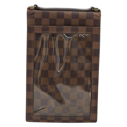 Louis Vuitton Portobello Messenger Damier, Brown, Canvas, Shoulder Bag