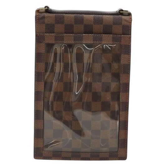 Louis Vuitton Portobello Messenger Damier, Brown, Canvas, Shoulder Bag