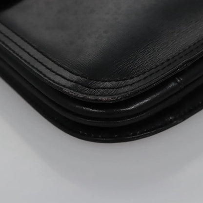 Saint Laurent Vintage Leather, Black, Leather, Handbag