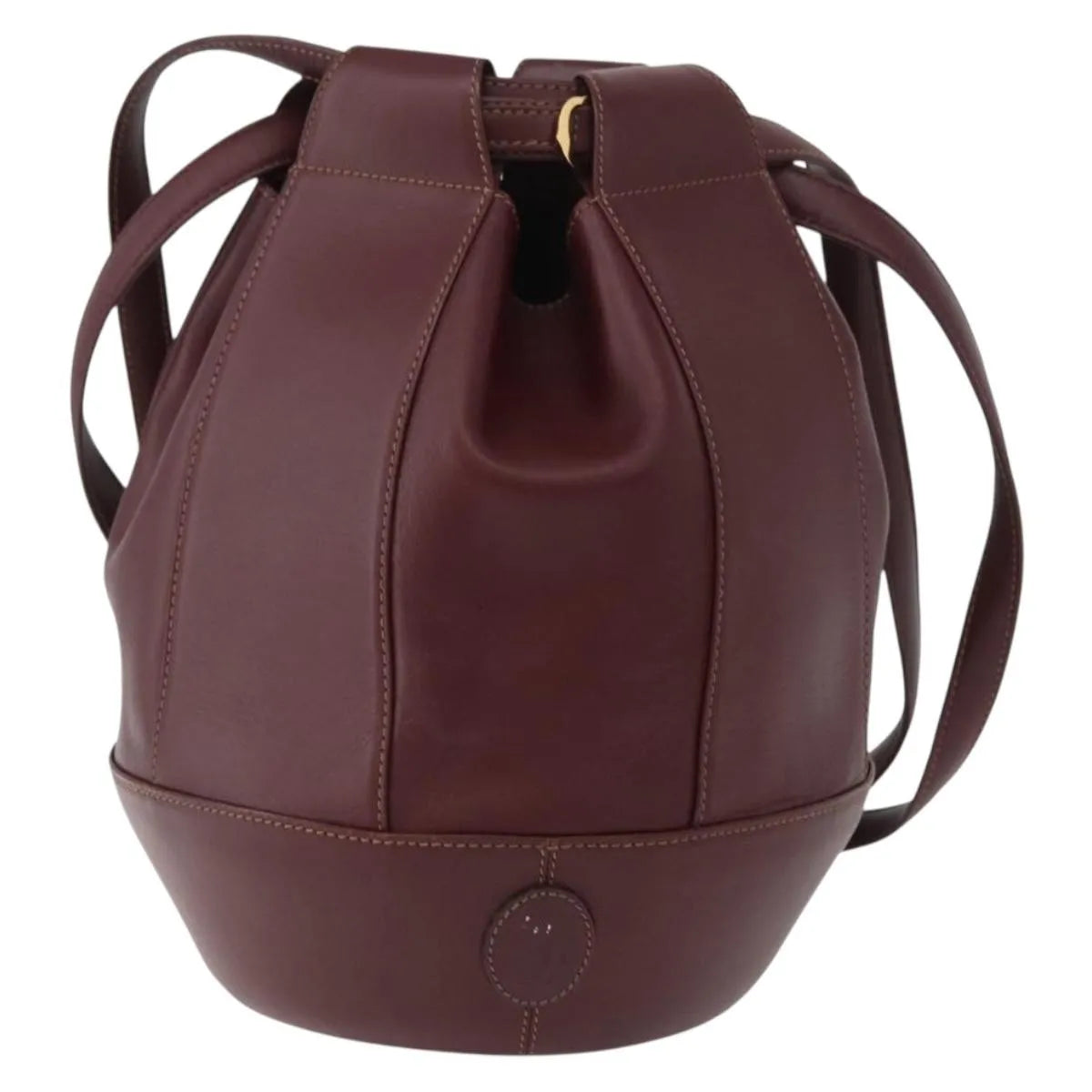 cartier Must de cartier Leather, Burgundy, Leather, Shoulder Bag
