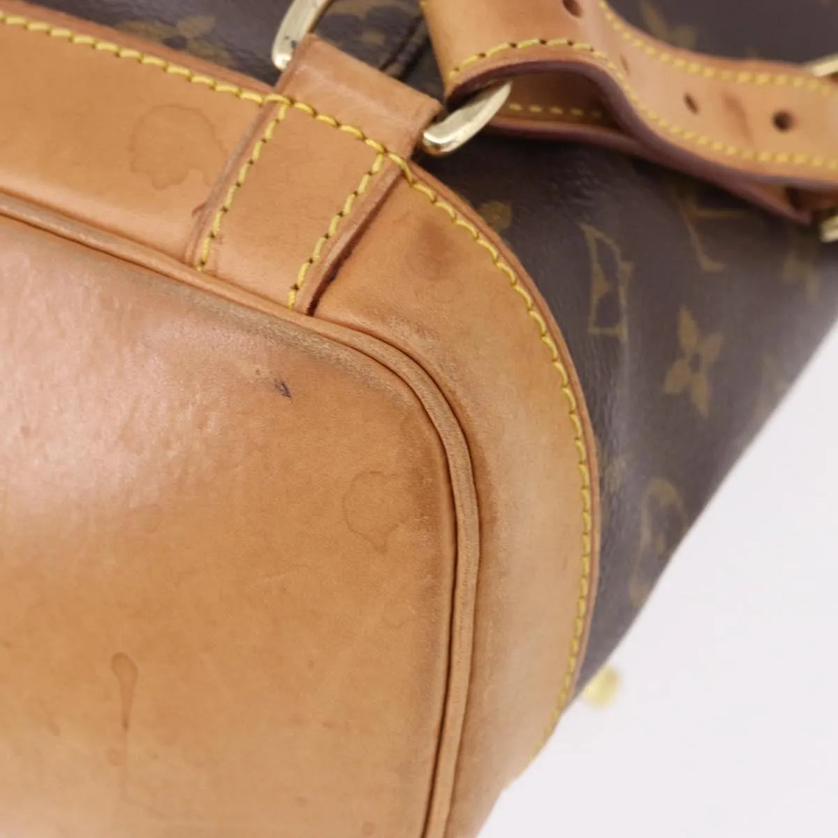Louis Vuitton Montsouris Monogram, Brown, Canvas, Backpack