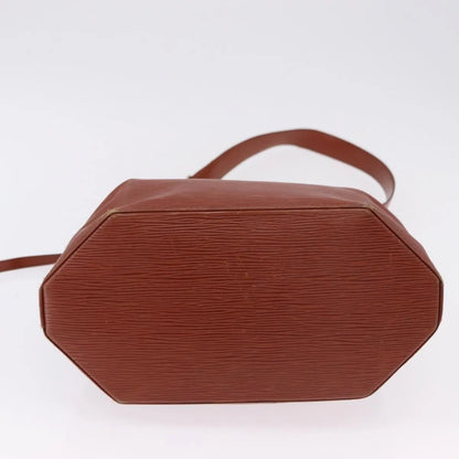 Louis Vuitton Vintage Sac d'Epaule Handbag Epi, Brown, Leather, Shoulder Bag