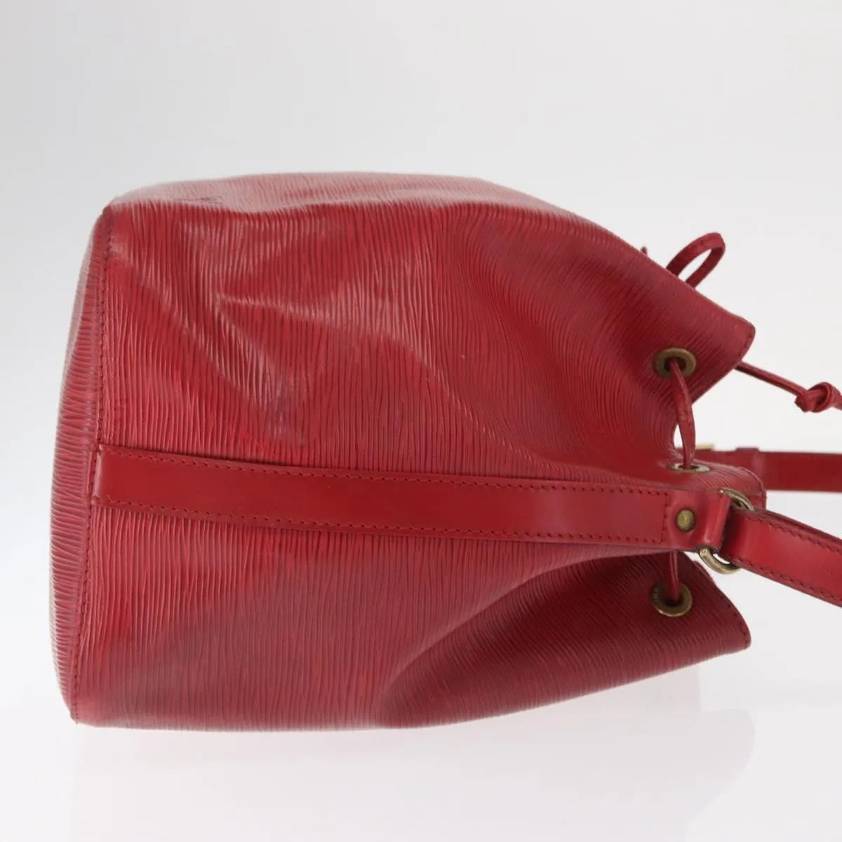 Louis Vuitton Petit Noe Epi Leather, Red, Leather, Shoulder Bag