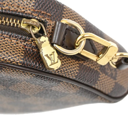 Louis Vuitton Ipanema Pochette Damier, Brown, Canvas, Clutch