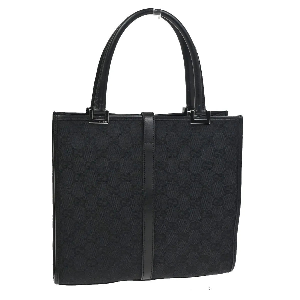 Gucci Jackie Tote GG Canvas, Black, Canvas, Handbag