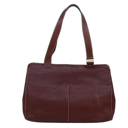 Burberry Vintage Leather, Brown, Leather, Tote Bag