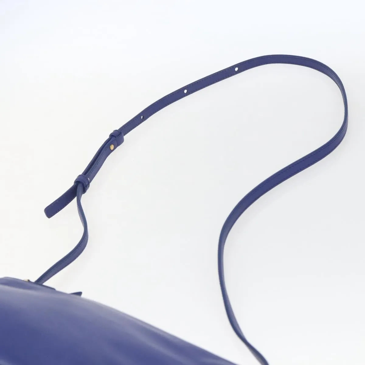 Celine Trio Leather, Blue, Leather, Shoulder Bag