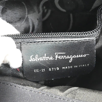 Salvatore Ferragamo Vara Nylon, Black, Nylon, Shoulder Bag