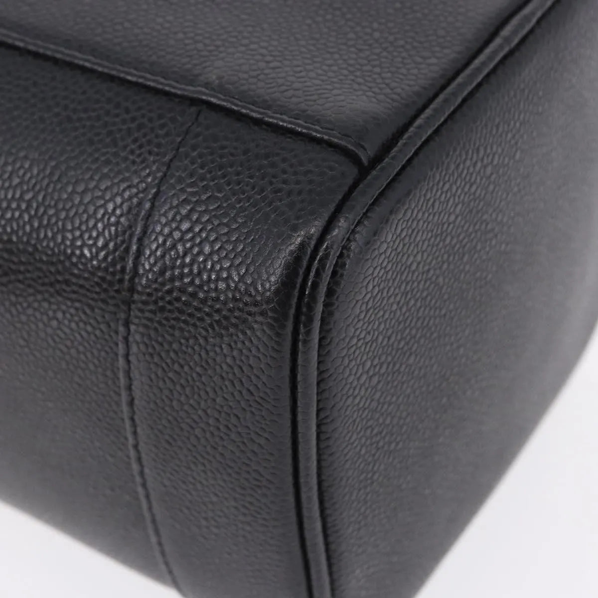 Chanel Vintage Timeless Vanity Case Caviar, Black, Calfskin, Handbag