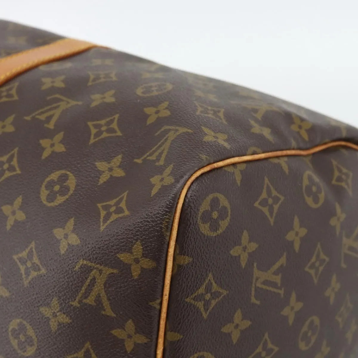 Louis Vuitton Keepall Monogram, Brown, Canvas, Travel Bag