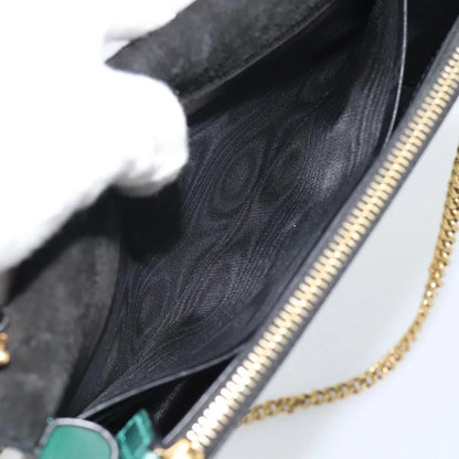 Saint Laurent Kate leather, Green, Leather, Shoulder Bag