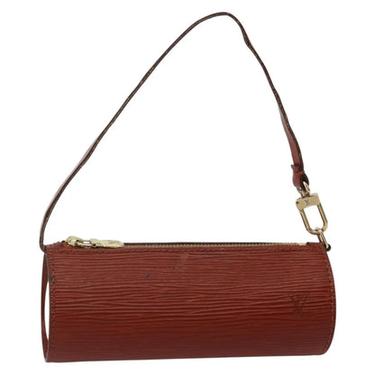 Louis Vuitton Soufflot Pochette Epi Leather, Brown, Leather, Clutch