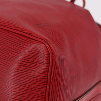 Louis Vuitton Petit Noe Epi Leather, Red, Leather, Shoulder Bag