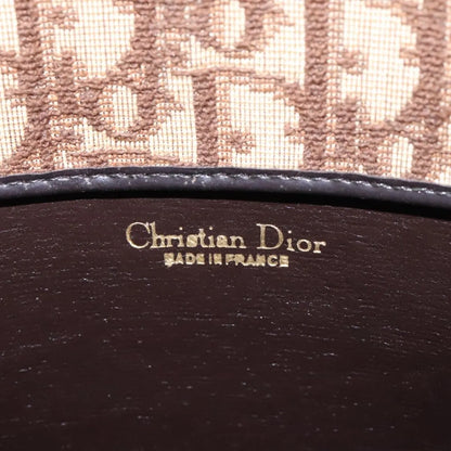 Christian Dior Vintage Trotter Canvas, Brown, Canvas, Handbag