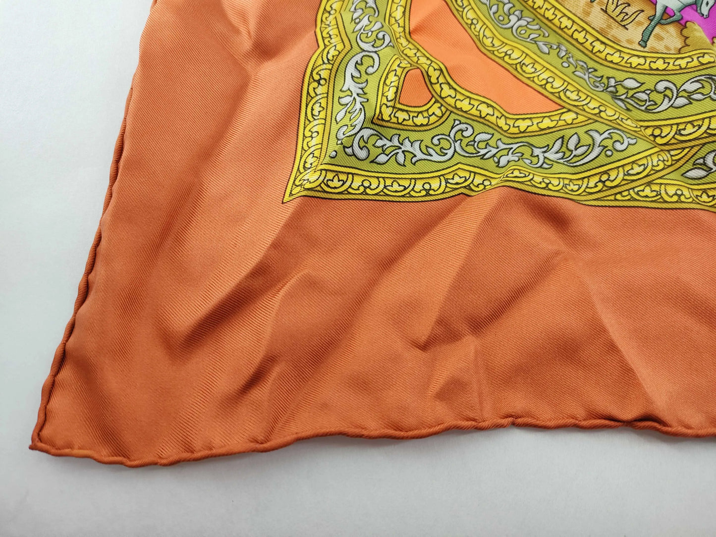Hermes Carré 90 Silk multicolor, Multicolour, Silk, Scarf