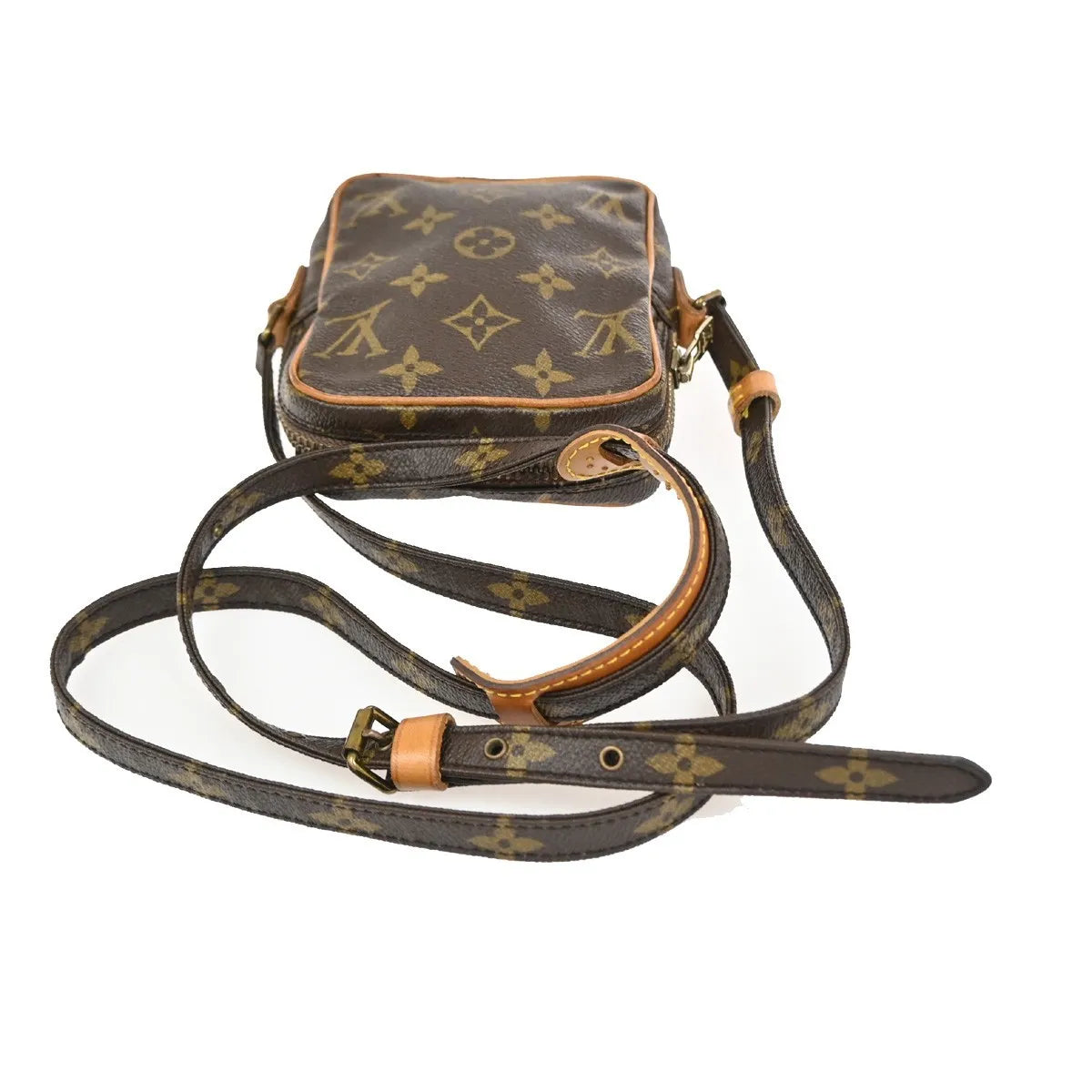Louis Vuitton Danube Monogram, Brown, Canvas, Shoulder Bag