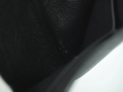 Saint Laurent Compact Matelasse Leather, Black, Leather, Wallet