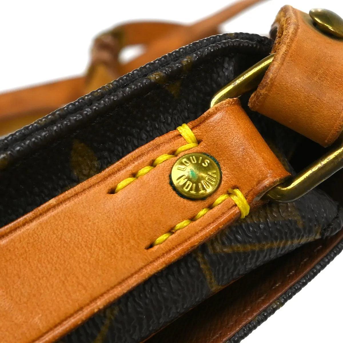 Louis Vuitton Cartouchiere Monogram Canvas, Brown, Canvas, Shoulder Bag